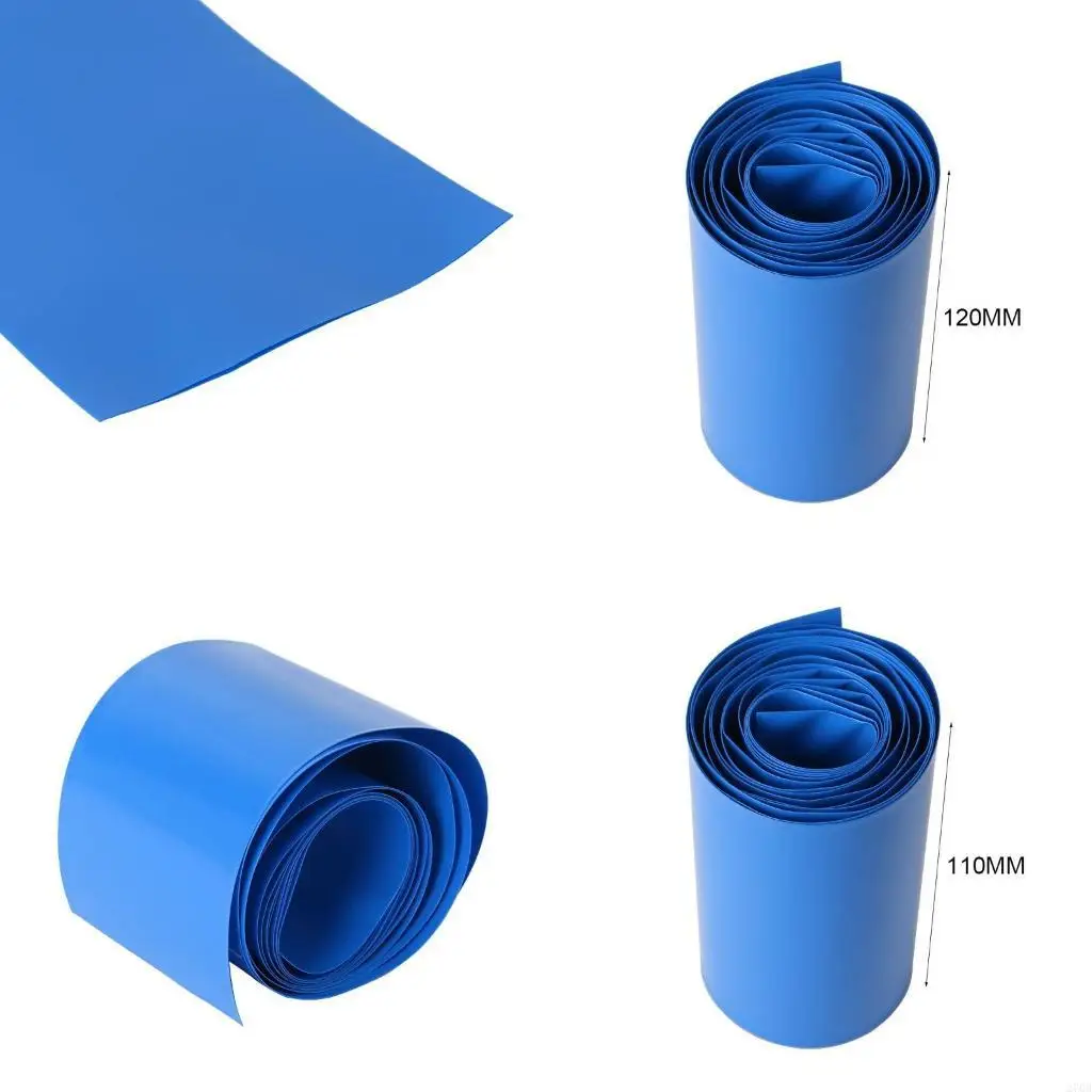  PVC Shrinkable Tubing Film Tape Sleeves for 14500 18650 26650 Lithium Battery