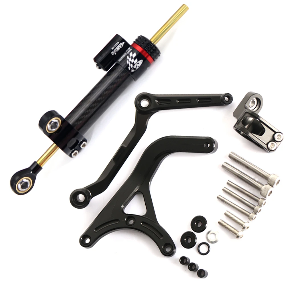 Motorcycle Accessories Stabilizing directional Steering Damper Bracket Kits For Ducati Multistrada V4 S Pikes Peak RS 2021-2024 - Image 4