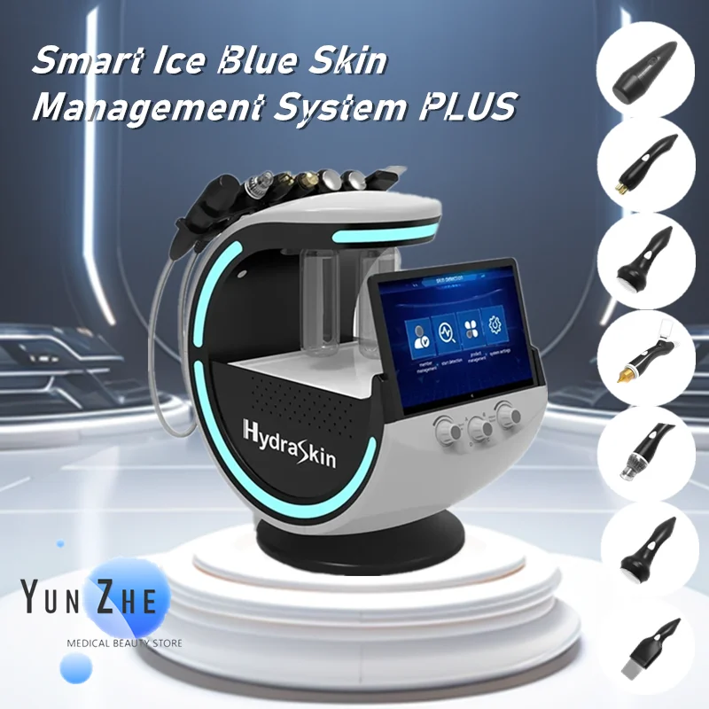 NEW 7 In1 Hydro Facial Machine 2024 Professional Ultrasonic Skin Rejuvenation Dermabrasion Hyperbaric Oxygen Facial Machine Deep