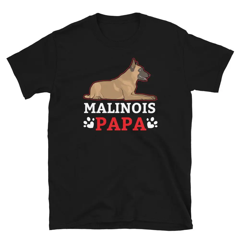 Malinois T Shirt Papa Dad Dog Pet Owner s