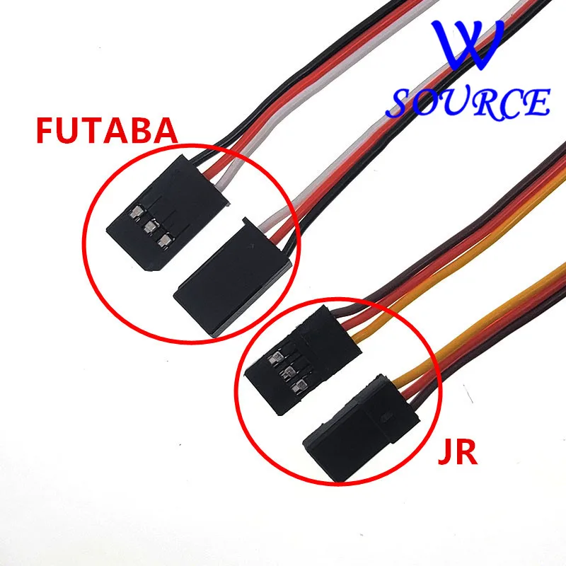 JR FUTABA Rudder Extension Line Model Remote Controlled Aircraft Fixed Wing Servo Cable Rudder Extension Line Male To Female