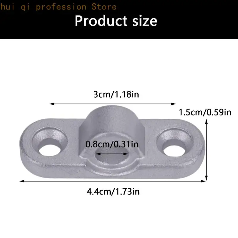 Wohnmobil-Schattenvorhang-Halterung, Clip, Wandösen für Markisen-Hardware, Edelstahl-Zelt-Markisen-Ösen H8WE – Detail 6