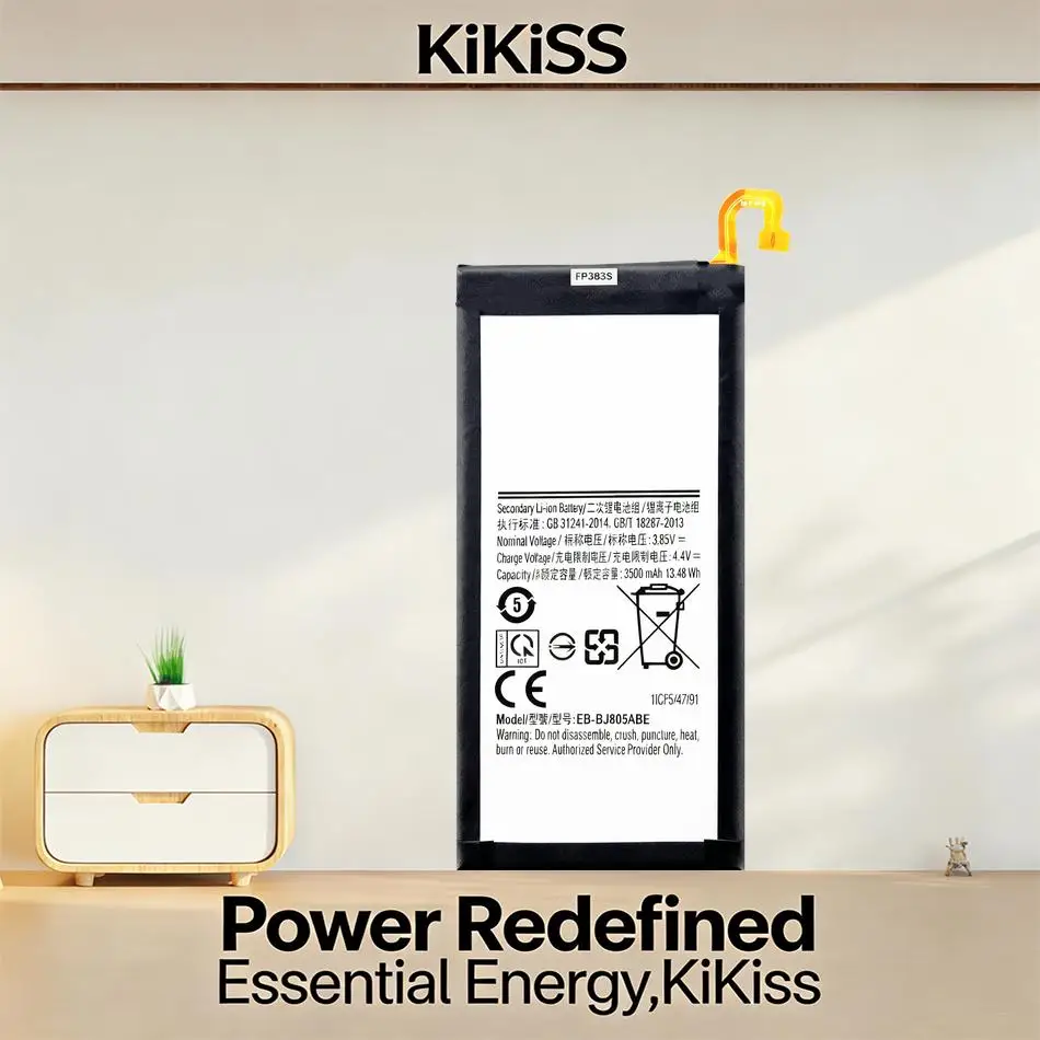 Mobile Phone Battery For Samsung Galaxy A6 Plus SM-A605F A605G A6050 A605K A605FN A605GN 3500mAh Stable EB-BJ805ABE Safe