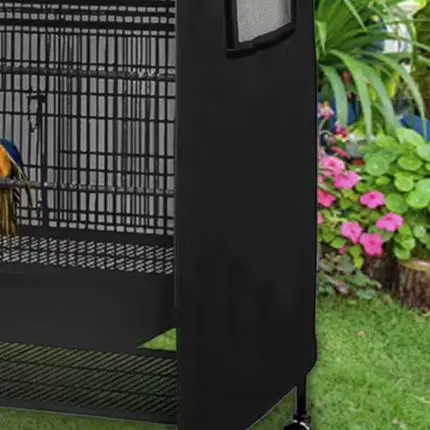 

Водонепроницаемый дышащий чехол для клетки для птиц из ткани Оксфорд для уличных и внутренних корпусов для домашних животных, блокирующий свет и пыленепроницаемый