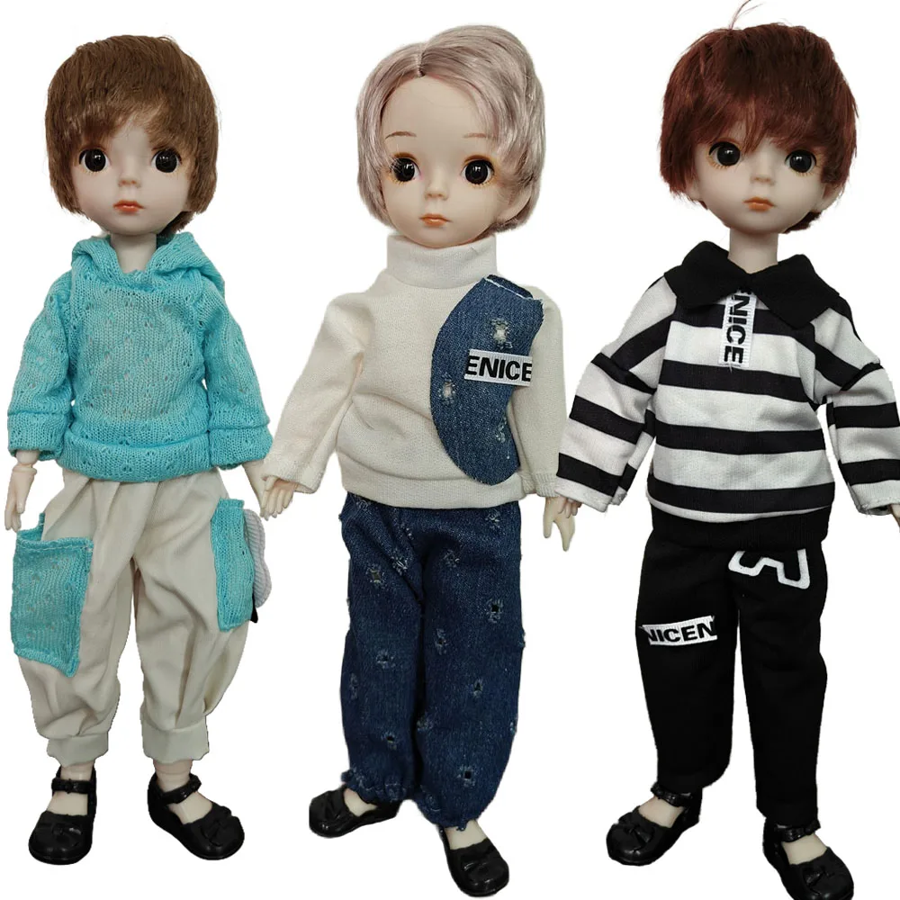 28cm Fashion Boy Doll 1/6 BJD Dolls Body Make-up 3D Eyes Male Figures Joints Baby Kids DIY Toys Birthday Gifts