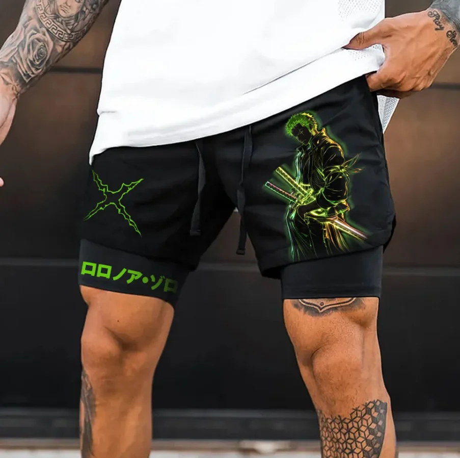 Цельные шорты в стиле ретро Y2K, пляжные шорты в стиле аниме, быстросохнущая ткань, идеально подходящая для бега и моды отаку