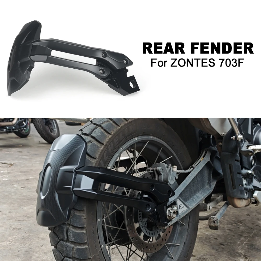 

New Motorcycle Accessories Rear Wheel Hugger Mudguard Fender Mudflap Splash Guard Fender Protector Cover For ZONTES 703F 703 F