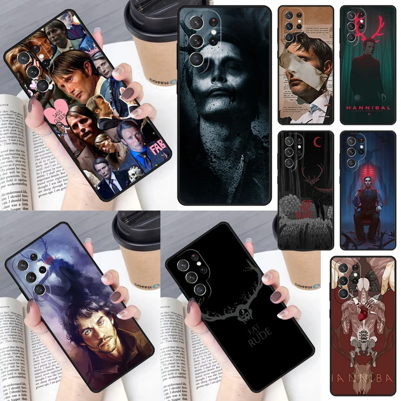 Hannibal TV Series Cover For Samsung Galaxy S23 Ultra S22 S20 S21 FE S8 S9 S10 Plus Note 10 20 Ultra phone Case