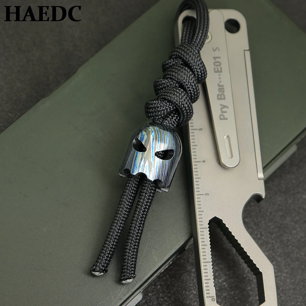 Zirconium Knife Beads Outdoor Lanyard Camping Knife Surviwal Akcesoria Hiking Gadgets