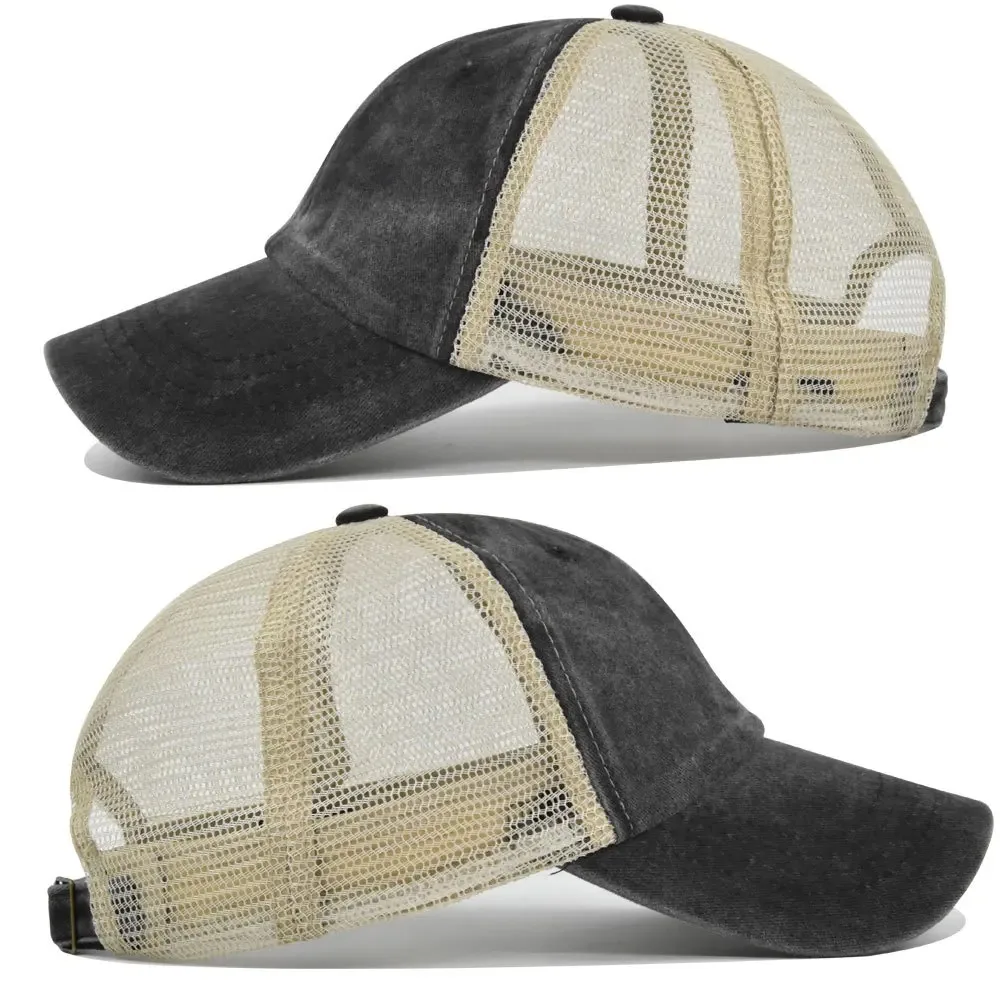 Mode Männer Baseball Kappe Heißer Verkauf Unisex Trucker Hut Multi Farben Plain Baseball Kappe Frauen Männer Gewaschen Baumwolle Kappe – Detail 5