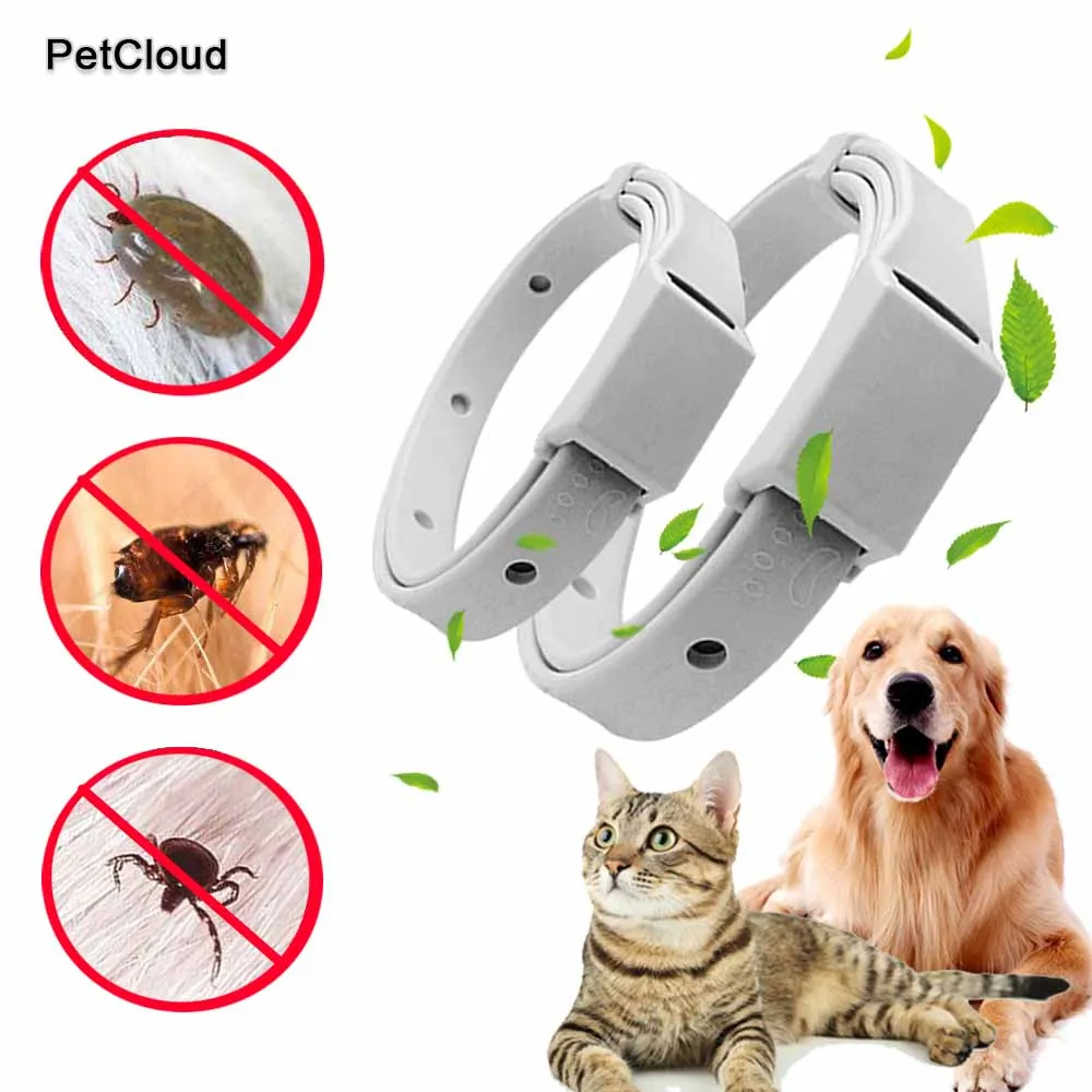 Adjustable Pet Dog Collar Flea Tick Prevention 8 Month Puppy Kitten Collar Anti-mosquito Lice Insect Repellent Cat Clean Supplie