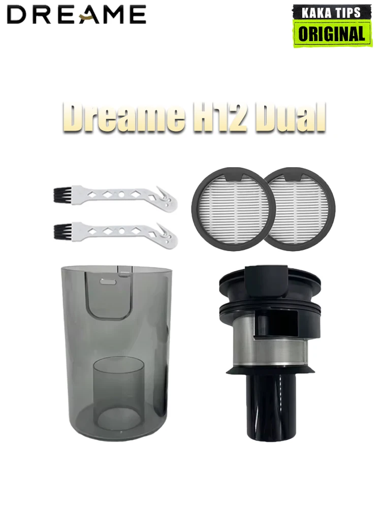 Poubelle originale pour aspirateur Dreame H12 Dual/M12/M13, accessoires, tasse à poussière, seau, filtre, pièces de rechange