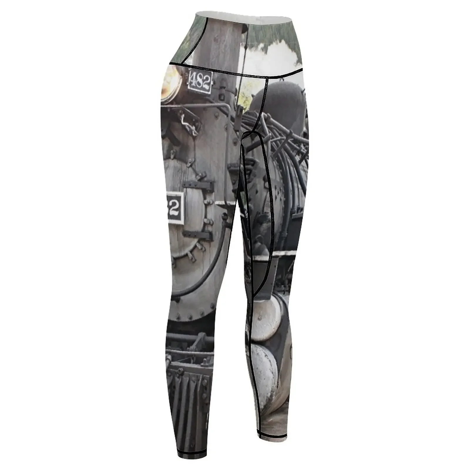 محرك القطار البخاري سيلفرتون، كولورادو، الولايات المتحدة الأمريكية 8 طماق الرياضة الإناث يغطي الرجل مثير امرأة المرأة الجوارب النسائية طماق