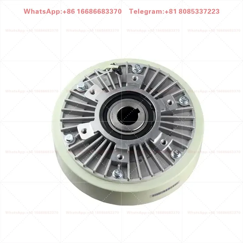 50N.M  DC 24V  Hollow Shaft 5 KG Magnetic Powder Brake for Unwinding Tension control
