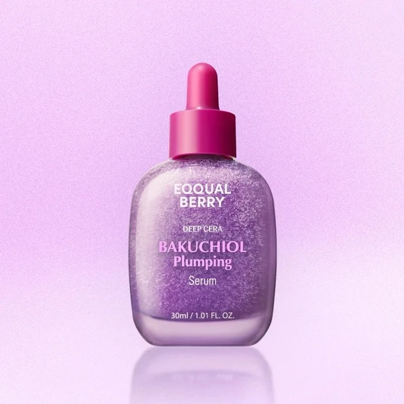30ml Bakuchiol Plumping Serum: Retinol-Free Alt, Reduces Pores & Fine Lines, Firms w/ Peptides & Ceramide