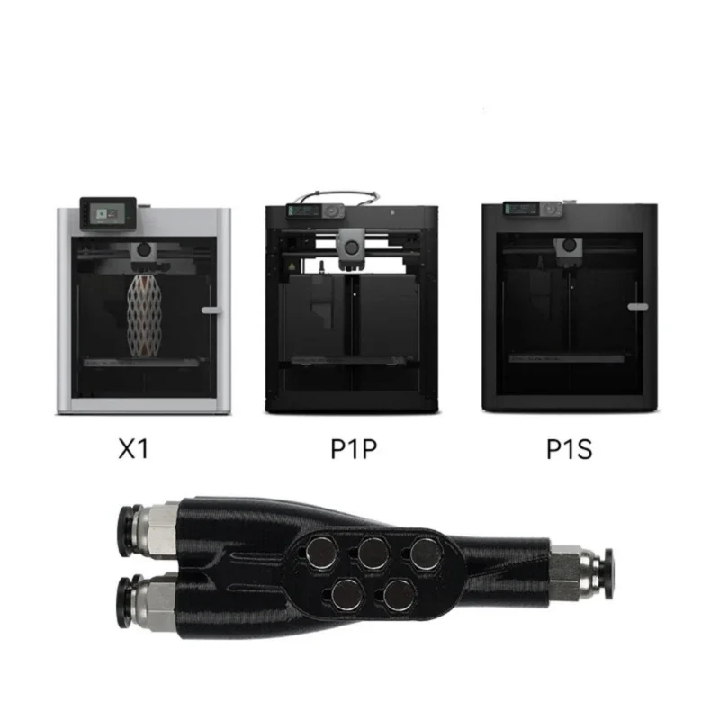 Connettori per tubi adattatrici 4 in 1 per laboratorio X1C Adattatore Adattatore FILAMENTO Accessori Porta espansione