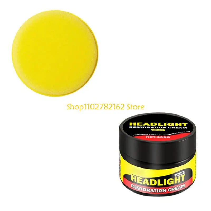 

547B Frontlight Filter Cream Repairs Oxidized Plastic Glasses Easy Hand Use Not Corrosive Rehabilitation Care