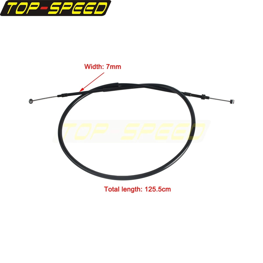 For BMW G310R G310GS G 310R 310GS 2016-2020 Motorcycle Stainless Braided Clutch Cable 125.5mm Brake Control Line Clutch Wires