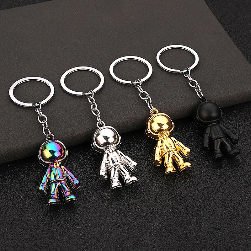 Handmade 3D Astronaut Space Robot Spaceman Keychain Keyring Gift For Man Friend Fashion Car Keychain