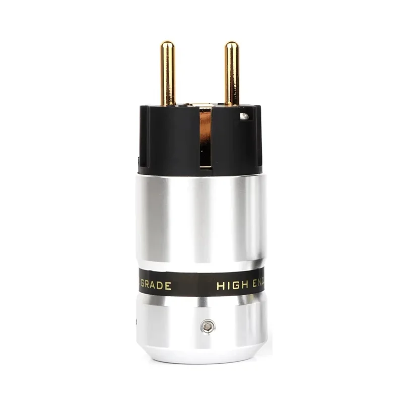 ABRS-Hifi Figure 8 IEC C7 Plug Audio Schuko Male Connector+C7 IEC Female Plug Socket,EU Plug