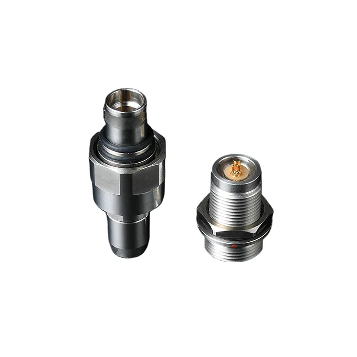 

Underwater connector, stainless steel sealed socket 1W 2-32 core thread connector rov