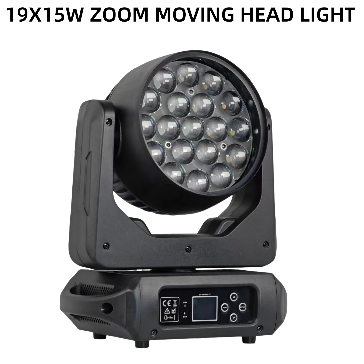 19x15w zoom moving head light rgbw 4-in-1 1915 Zoom beam wash lights Professional stag