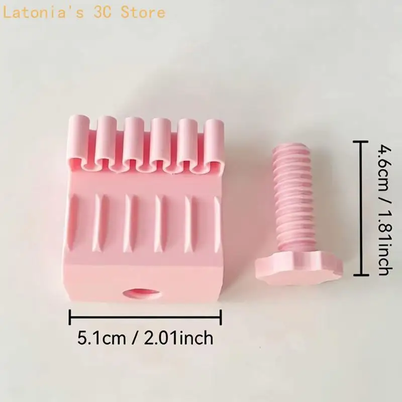 Desktop-Kabelführungsclip mit 5 Steckplätzen und Schraubklemme für Ladekabel X3UB – Detail 6
