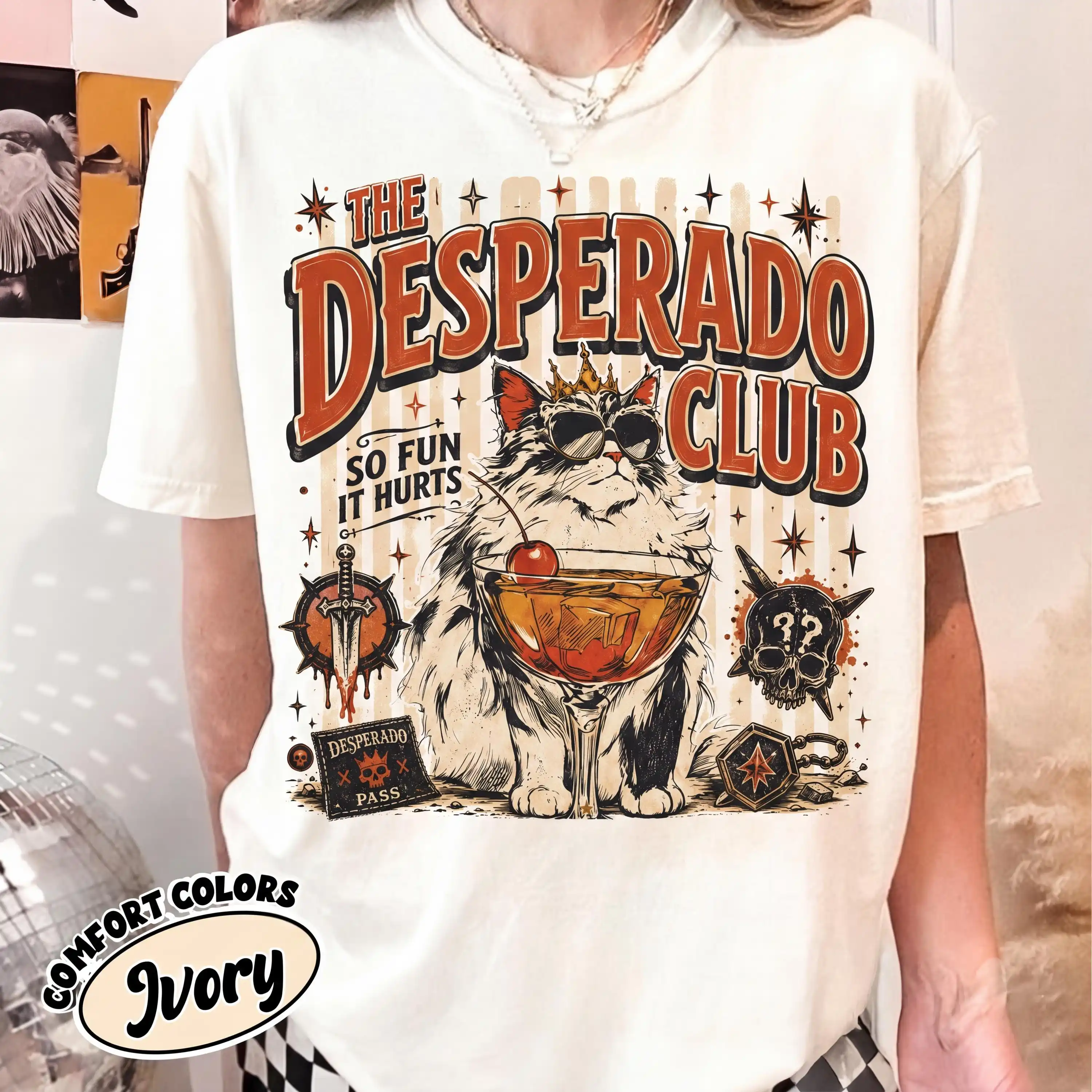 Princess Donut Approved Shirt, Desperado Club Mama Needs A Night Off Tee,Dungeon Crawler Carl Gamer Book Style Sci Fi Fantasy