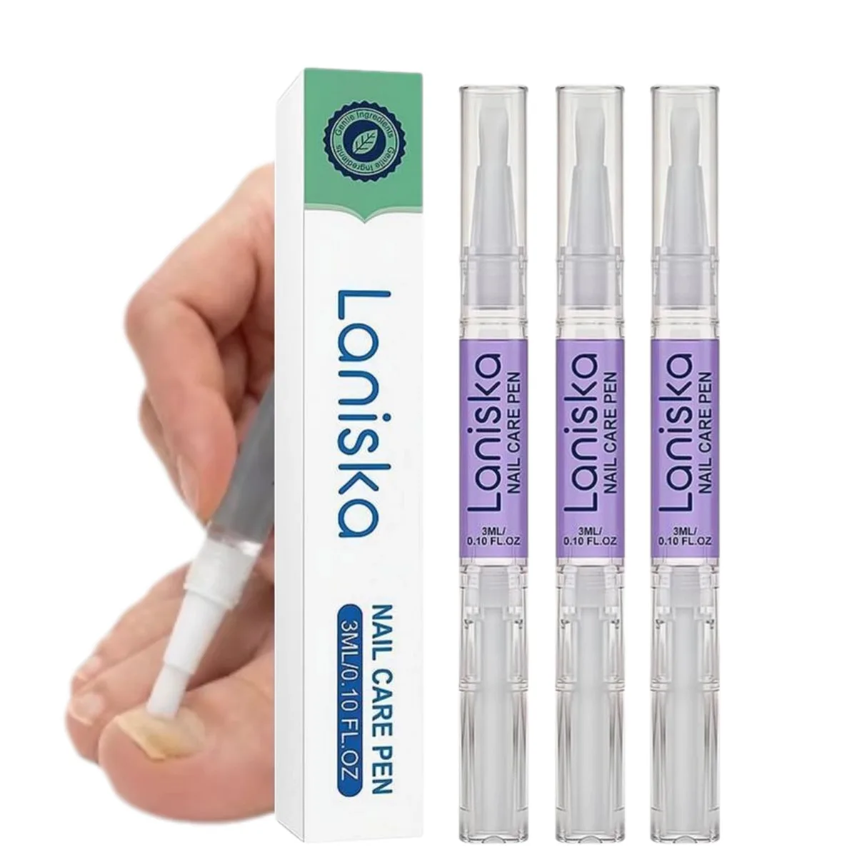 3ml Nail Care Pen,Premium Tea Tree Cuticle Care Serum Pen for Improve Thickening Nail & Inhibit Fungi Repairing Damage Nail ﻿