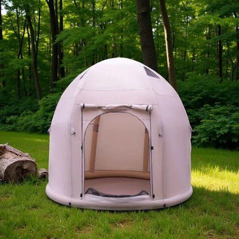 Tente gonflable Air 3 ~ 4 personnes, tente de Camping en plein air à une touche, étanche, abri pour 4 ~ 5 personnes, pliable et automatique ultralégère
