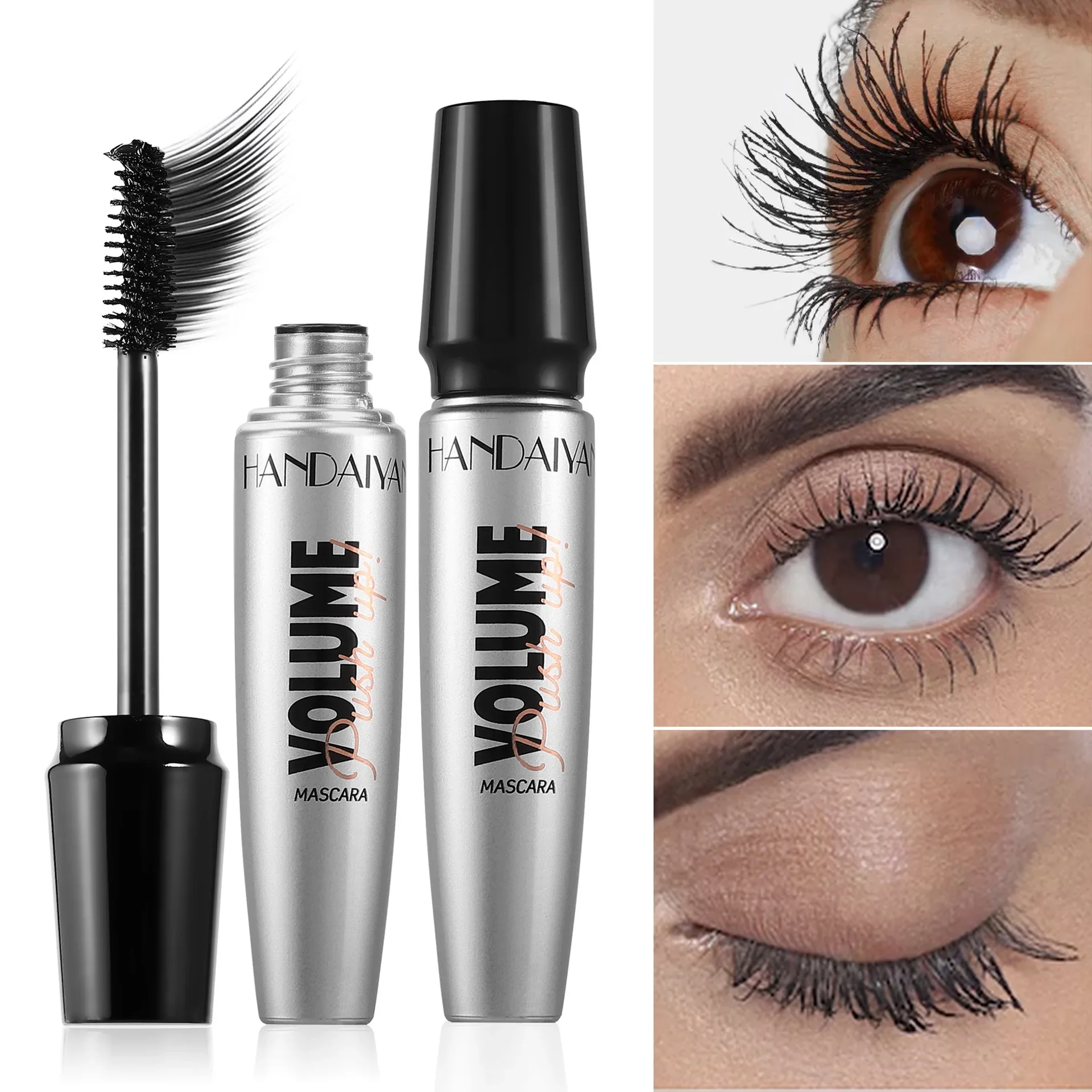 Low Price Handaiyan Mascara Waterproof Non-smudgent Long Thickening and Curling Mascara