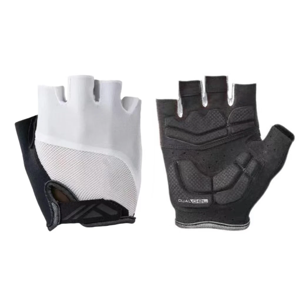 Gel half-finger length colour Individual Skull Festival Costume Wheel Glitz Riding dirt bike long finger touch screen gloves