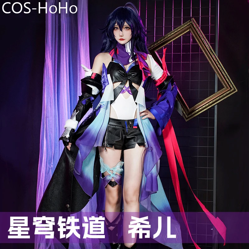 COS-HoHo Honkai: Star Rail Seele Vollerei Butterfly Game Suit Gorgeous Lovely Cosplay Costume Halloween Party Outfit Women