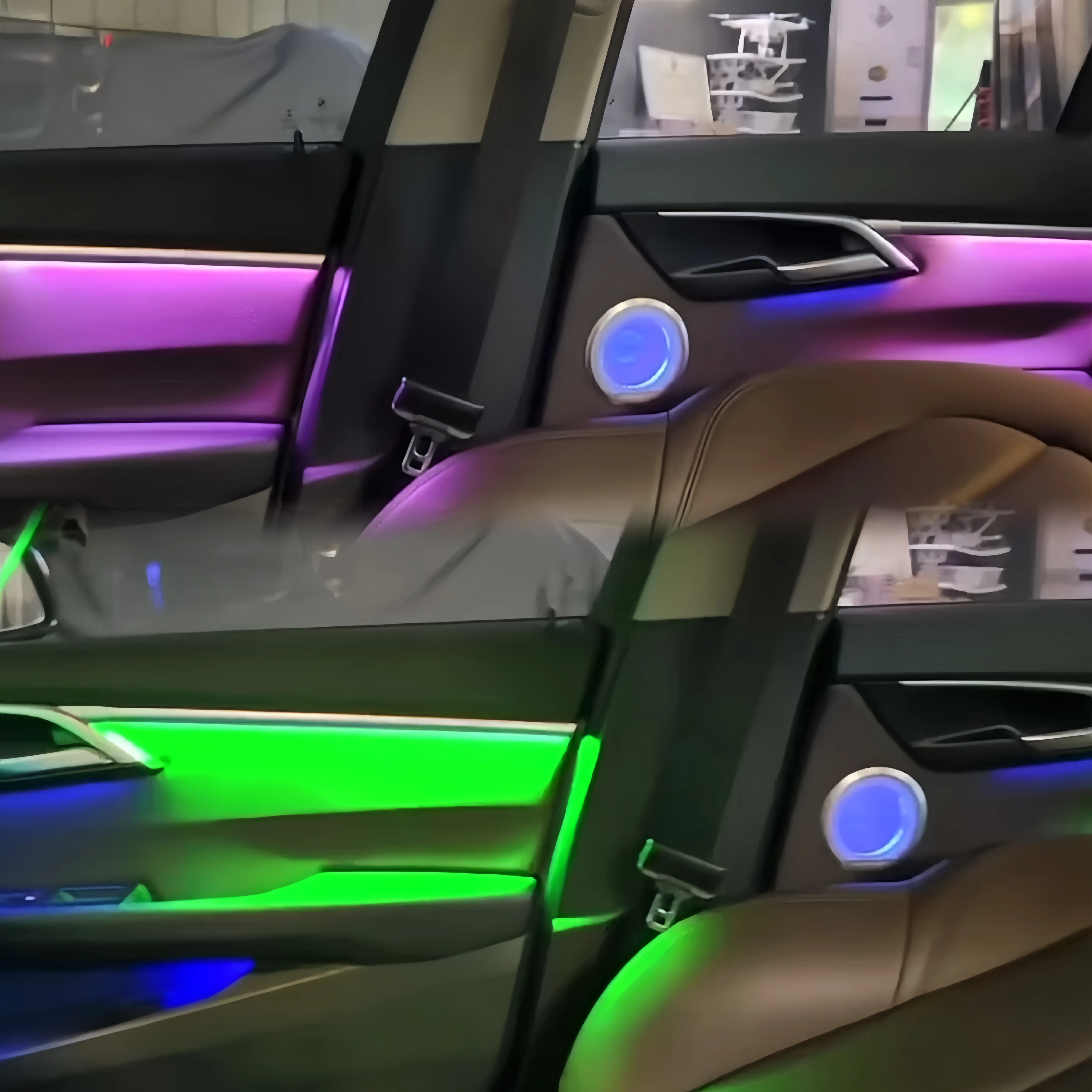 NewSJC Upgrade Car LED Ambient Light for BMW 1 Series F52/F40 2016-2023 Models Interior 64-color Symphony Atmosphere Lighting