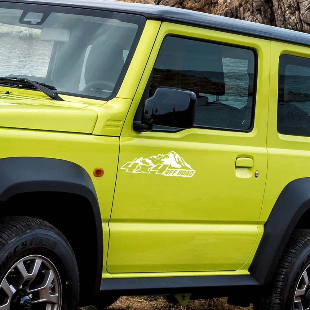 Car Sticker 4x4 Offroad Mountain Sticker For SUZUKI JIMNY Waterproof Vinyl Film Car Accessories PVC Auto Exterior Decoration