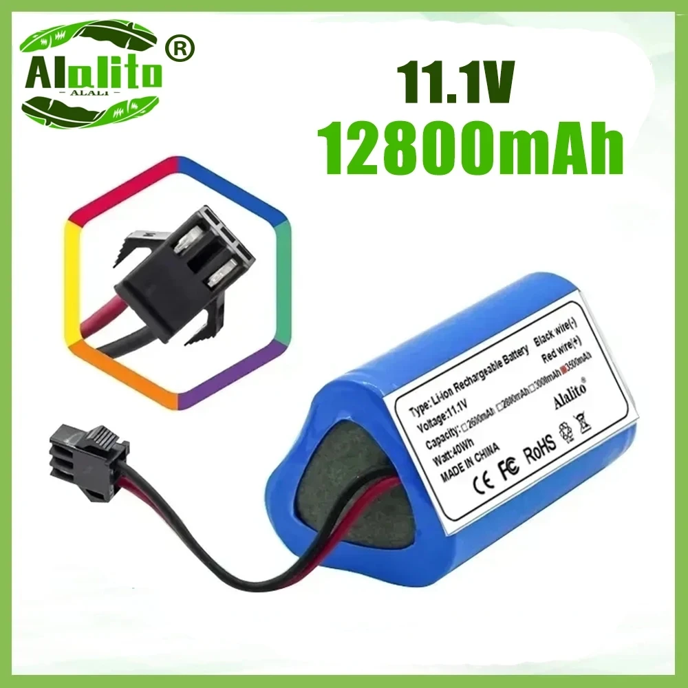 10.8V 11.1V Lithium Battery For CECOTEC For CONGA Slim 890,Wet Robotic Vacuum Cleaner Battery High Quality