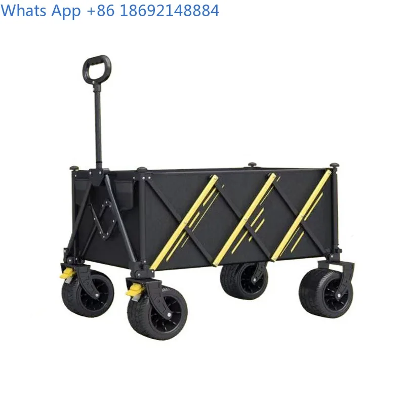 Camping Pet Cart Outdoor Camping Cart Picnic Cart Portable Folding Shopping