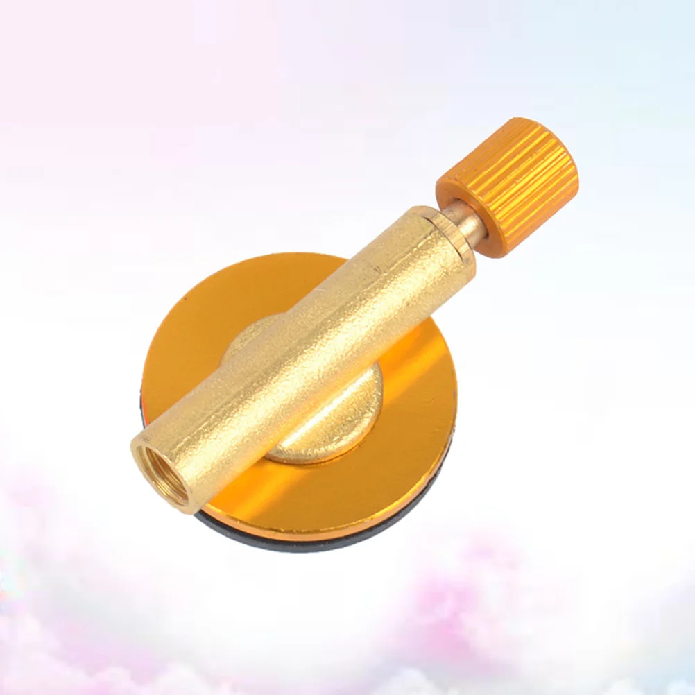 

Outdoor Gas Stove Flat Cylinder Gas Control Safe Gas Stoves Adapter Connector for Camping Picnic (Yellow)
