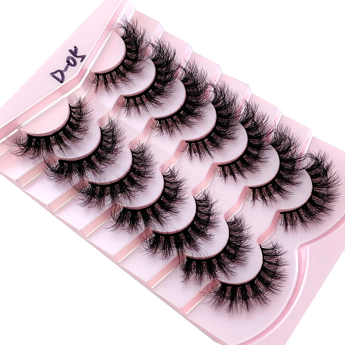 New 7 Pairs Eyelashes Makeup Soft Fluffy 3D Mink False Eyelashes Thick HandMade Volume Mink Lashes Faux Cils Natural Fake Lashes