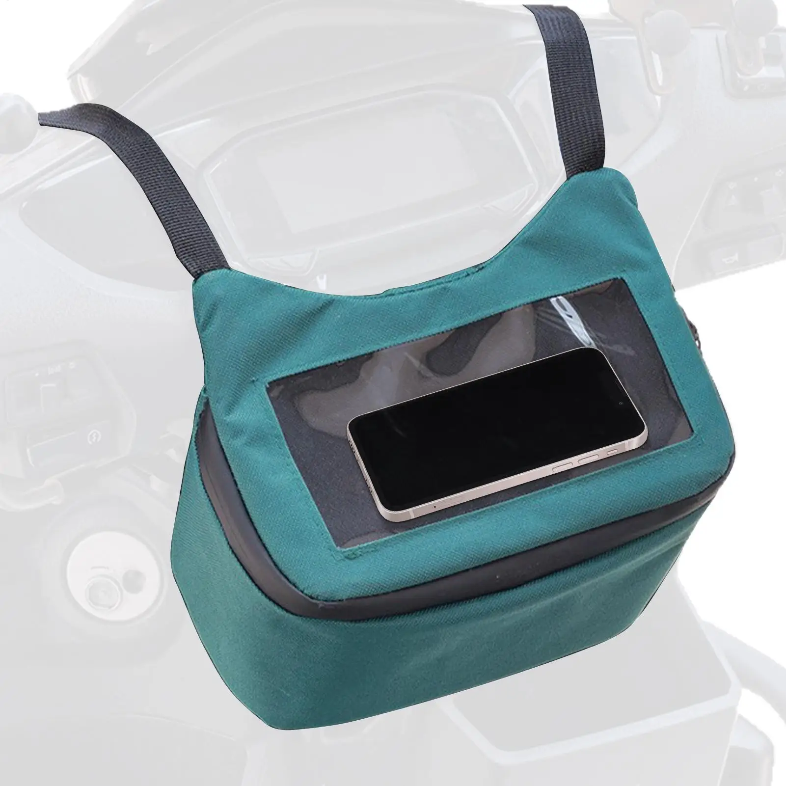 Motorcycle Tool Bag Waterproof Front Pouch Touchscreen Window Motorcycle Tool Pouch For Motorbike Scooter Key Wallet Phone