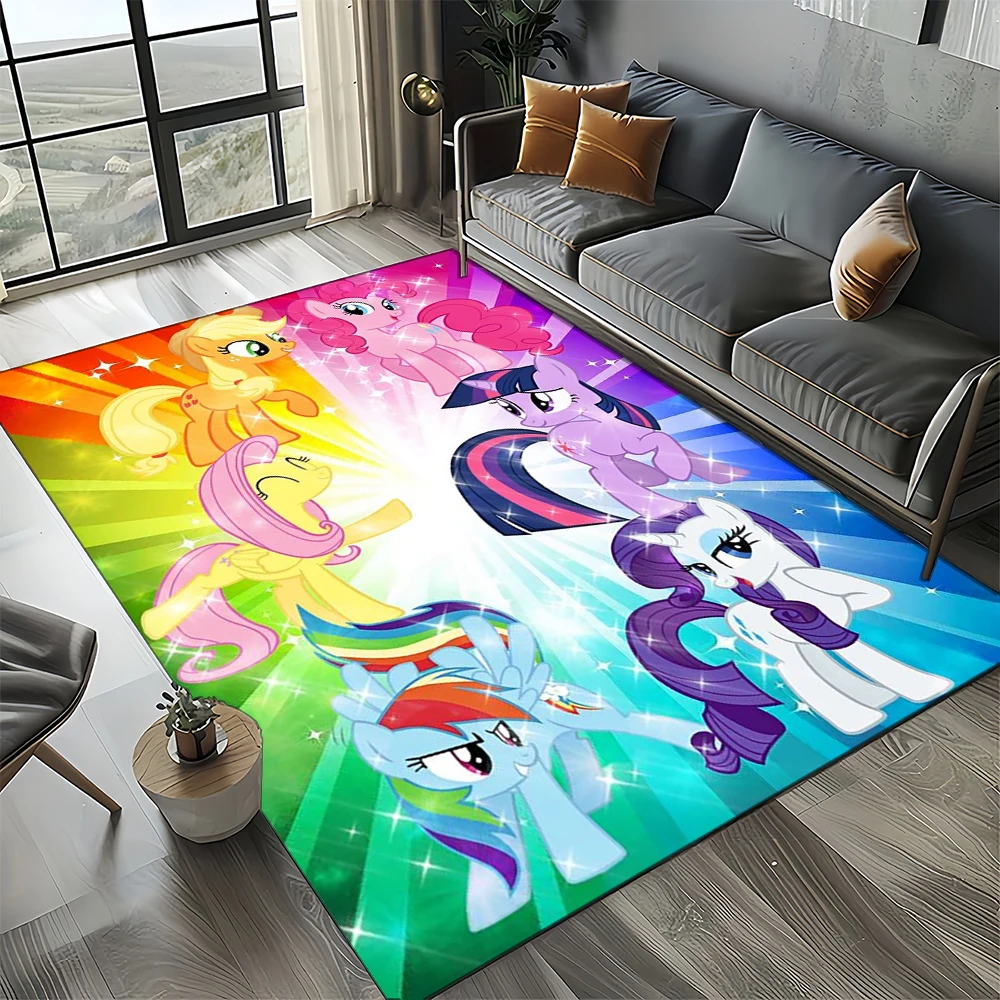 Cute 27 Style My Little Pony Cartoon Carpet Rug for Bedroom Living Room Home Sofa Decoration,kids Large Decor Floor Mat Gift 3D