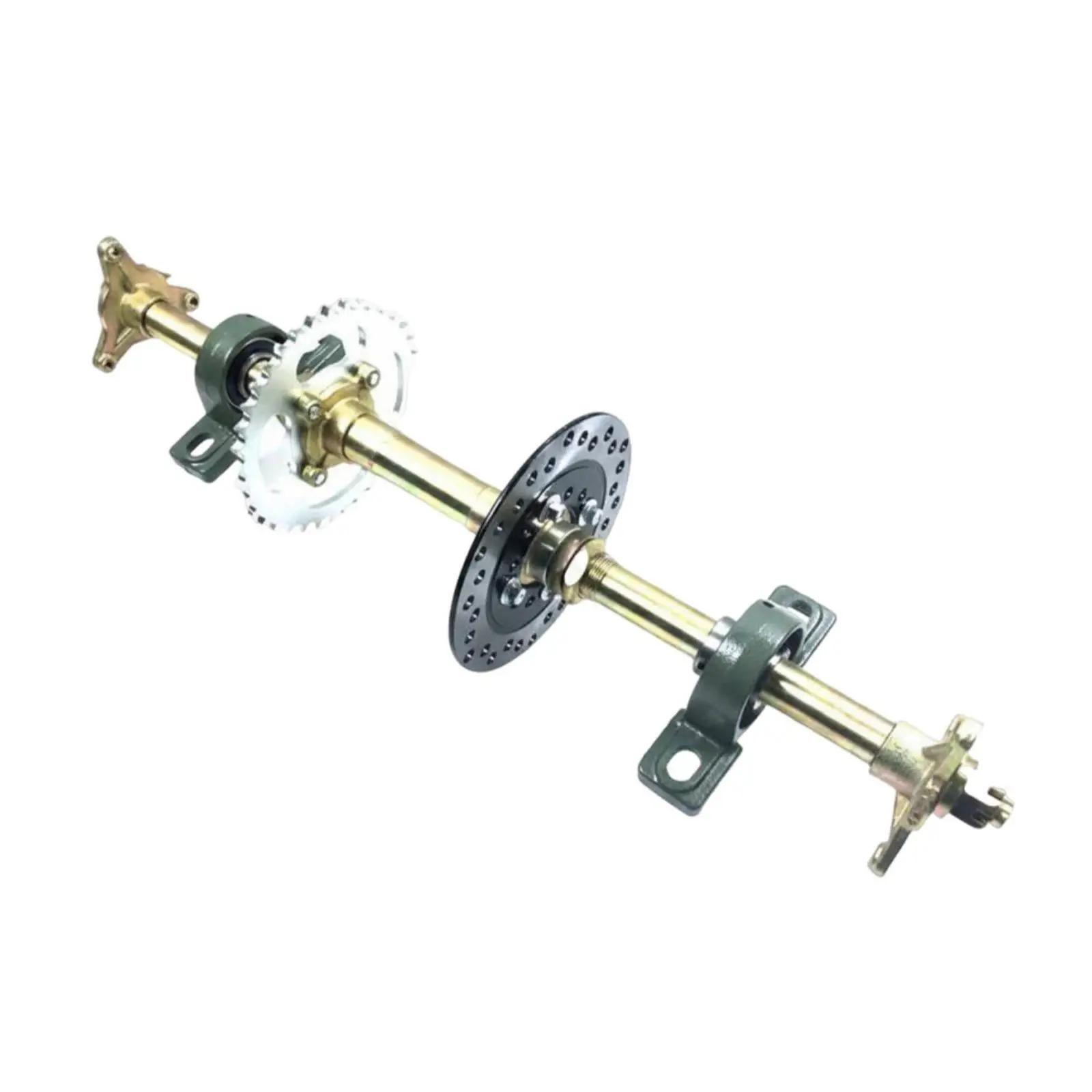 Go Kart Rear Axle Metal Power Transmission Part Live Assembly for Garage Custom Vehicle Projects