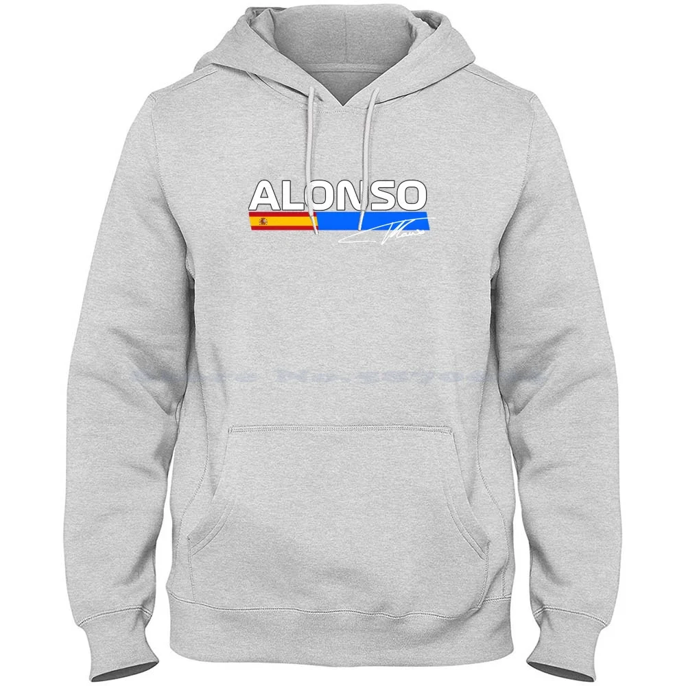 Fernando Alonso 100% Cotton Hoodie Fernando Alonso 14 Alpine