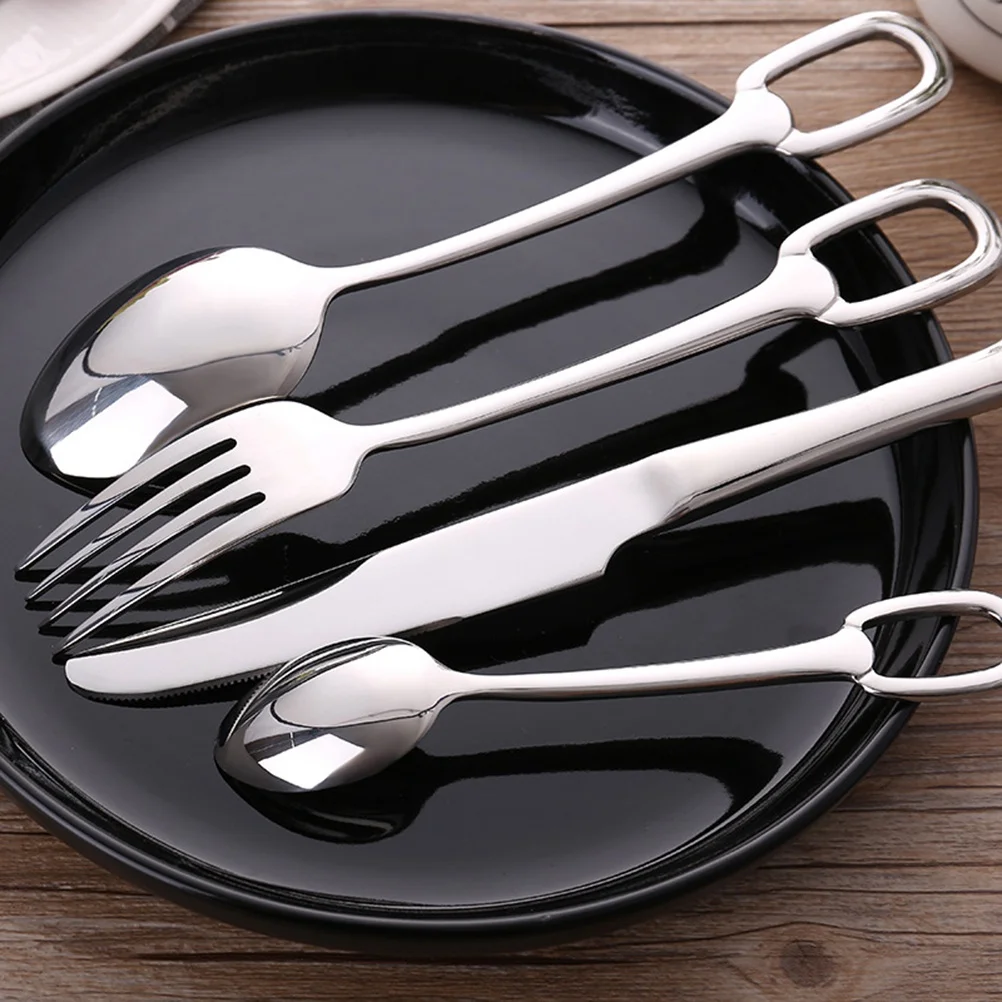 

304 Stainless Steel Teaspoon Polished Teaspoons Rust-resistant Coffee Hotel Use