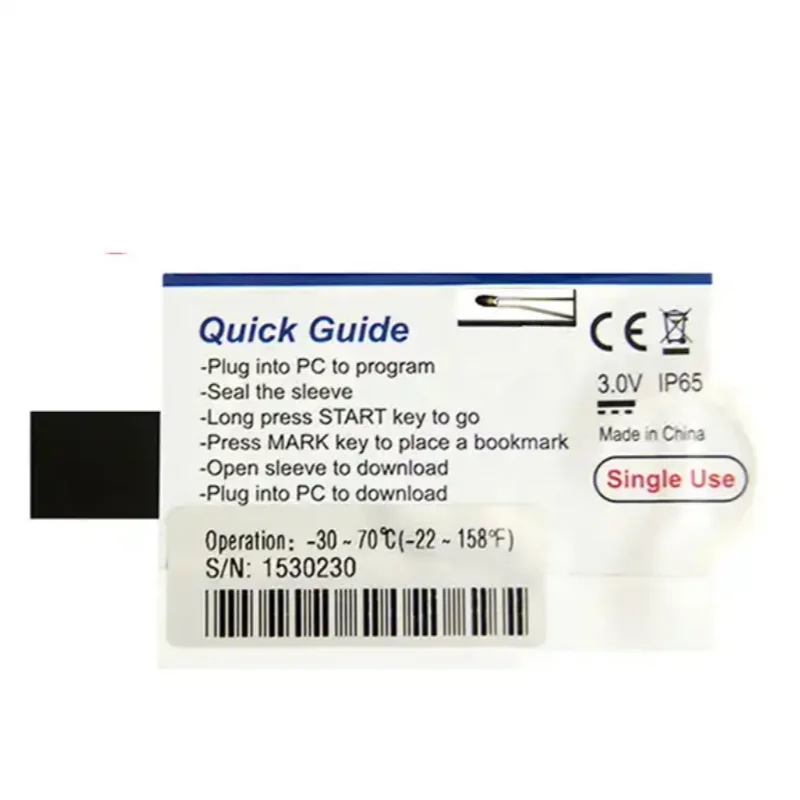 Registrador de datos de monomero para monitoreo de baja temperatura AZ88181/termómetro de contenedor de transporte de cadena de frío genera automáticamente en PDF