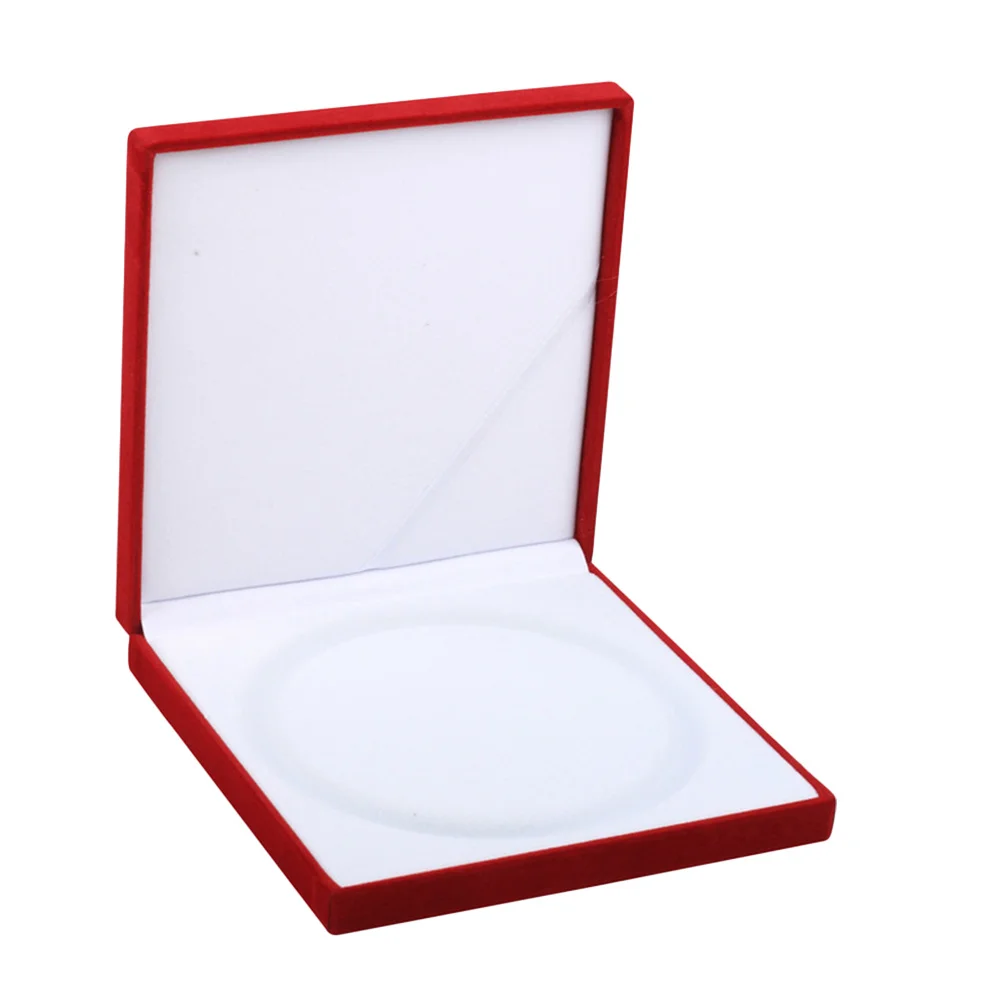 Jewelry Packaging Gift Box Necklace Storage Case For Women Ring Holder Flocking Jewelry Box