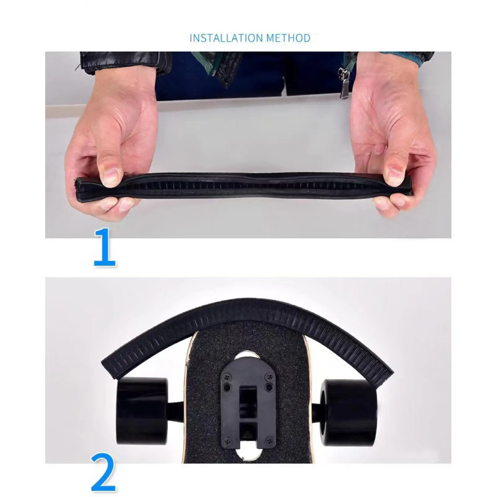 Skateboard Deck Edge Protection Rubber Strip Nonslip Guard for Boards Longboards and Electric Skate Accessories