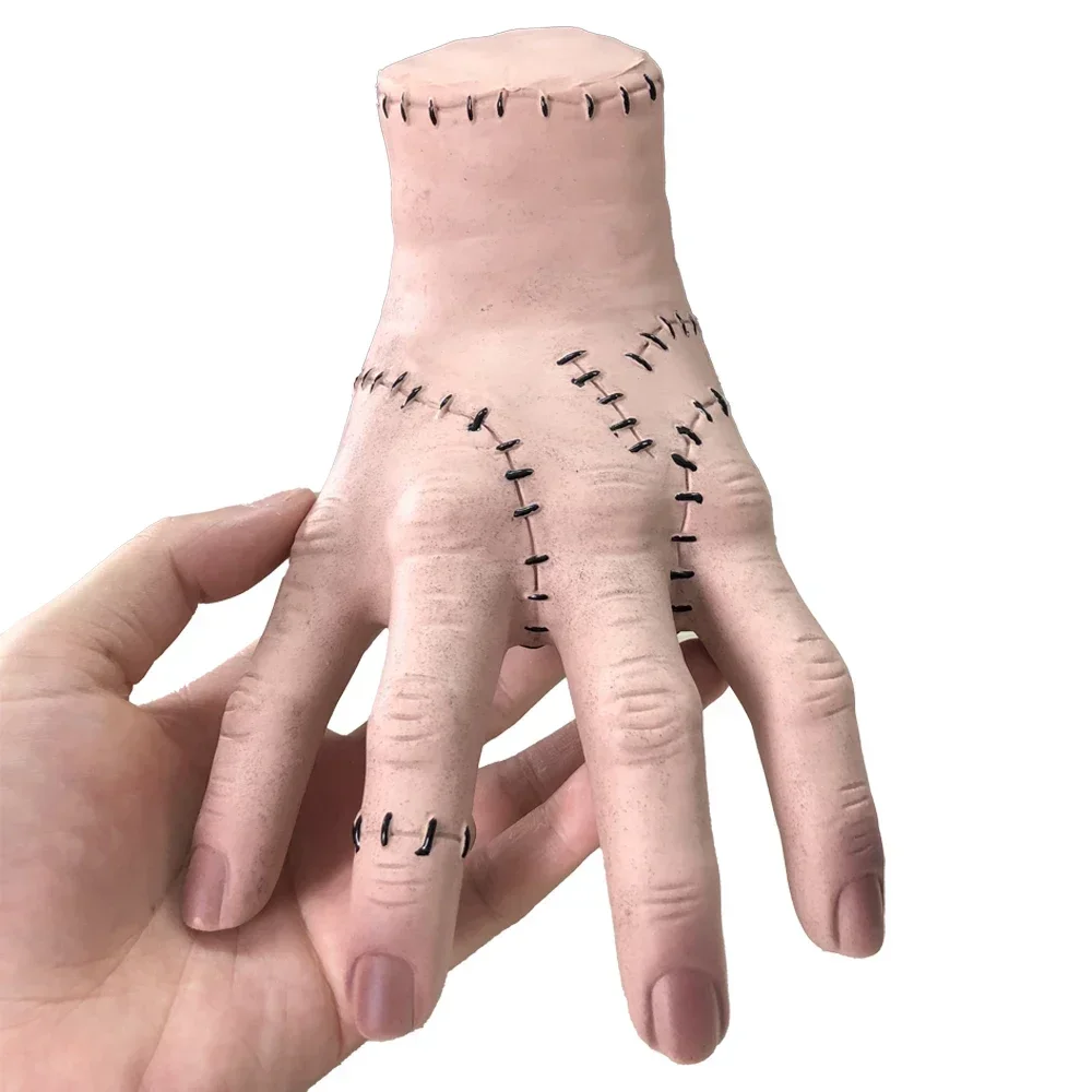 Miércoles Addams cosas mano suave Cosplay estatuilla juguetes Accesorios