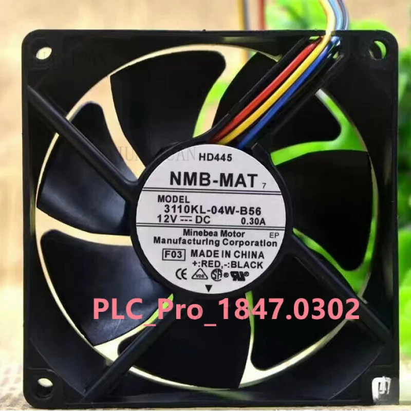 

A+ NEW FOR NMB-MAT 3110KL-04W-B56 cooling fan 12V 0.30A 80mm 8025 4-wire Fast delivery