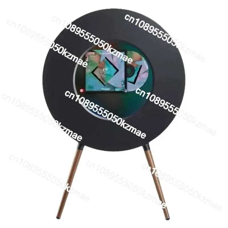 R1 Record Player Bluetooth Speaker Floating Subtitles Vinyl Stereo Speaker Denmark Style Home Living Room Wireless